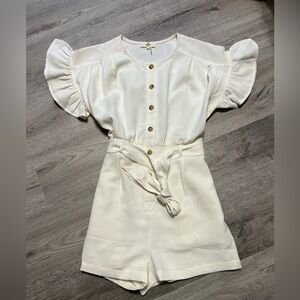 Entro boutique Waffle Knit Romper size S